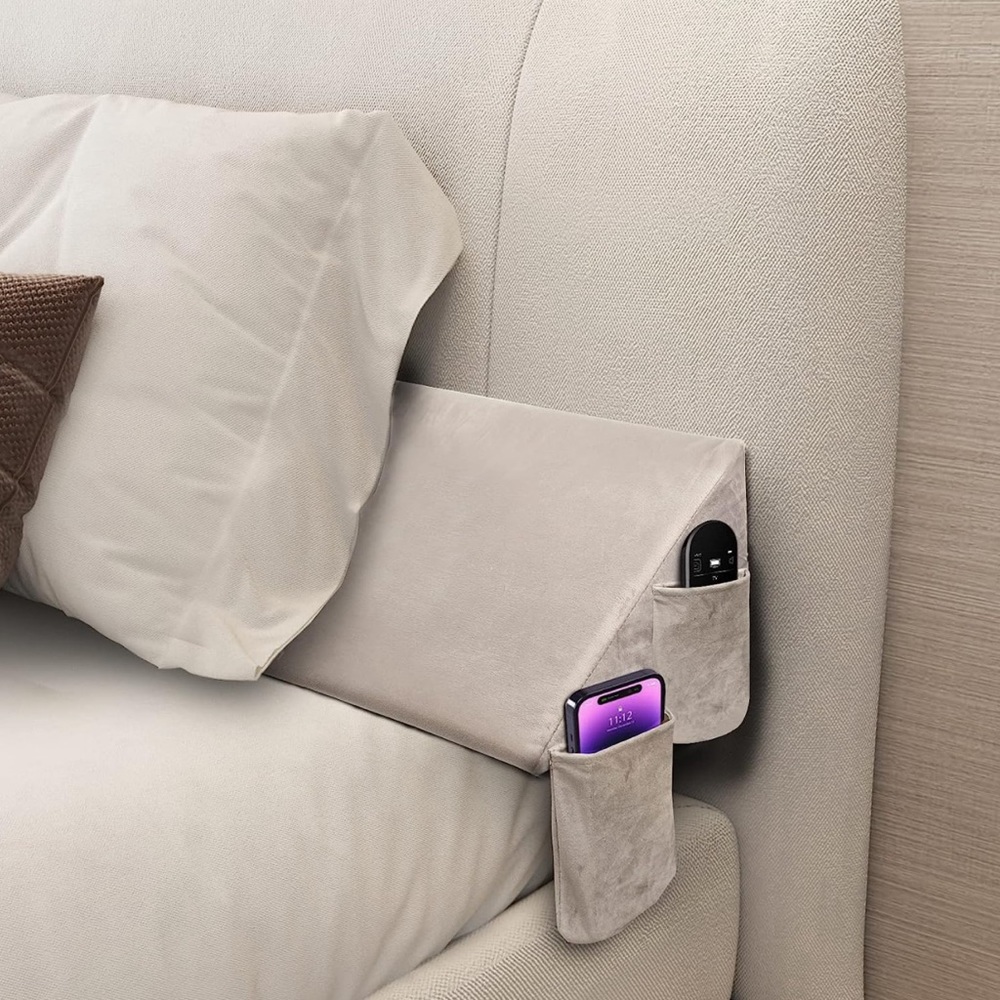 Queen sized bed wedge pillow